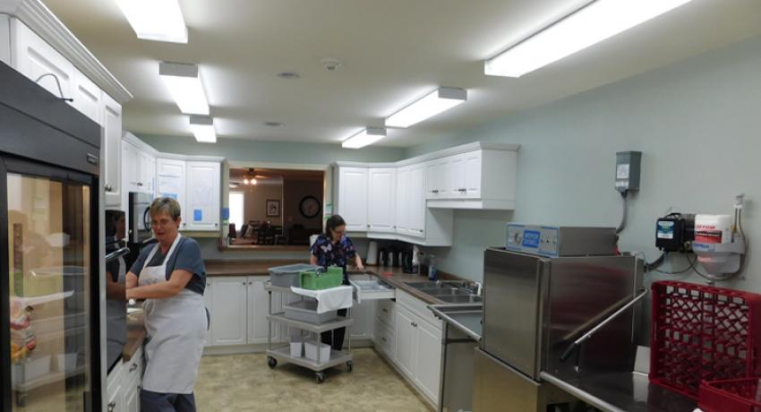 kitchen at Nine Mile Villa